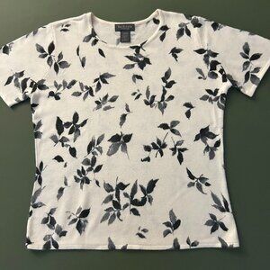 Van Heusen Short Leave Black & White Sweater